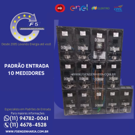 PADRO ENEL 10 MEDIDORES (DISJUNTOR 63A) Cod: 3023