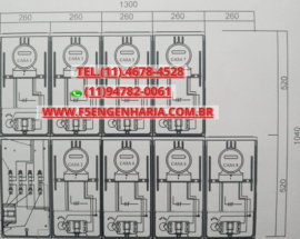 PROJETO ELTRICO PARA 8 MEDIDORES Cod: 110