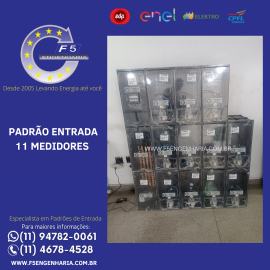 PADRO ENEL 11 MEDIDORES. (DISJUNTOR 63A) Cod: 2956